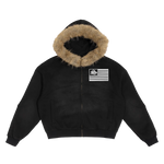 "Militant" Fur Hoodie